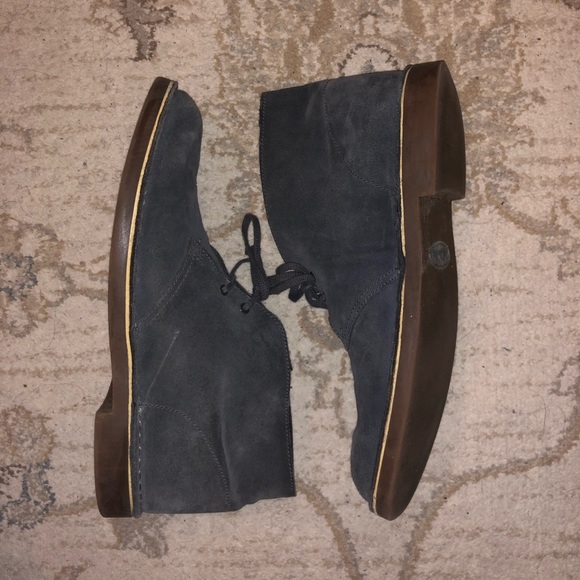 Clarks Desert Boots - Grey Suede Sz11.5 - Picture 4 of 7